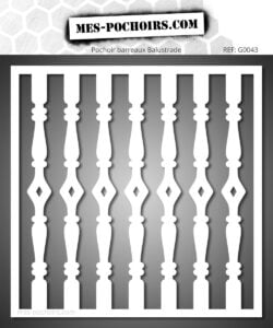 16 Pochoirs Géométriques Réutilisables – Modèles Abstraits Pour Peinture Sur Bois, Meubles, Sol – Taille 15.2x15.2 Cm – Idéal DIY Et Décoration