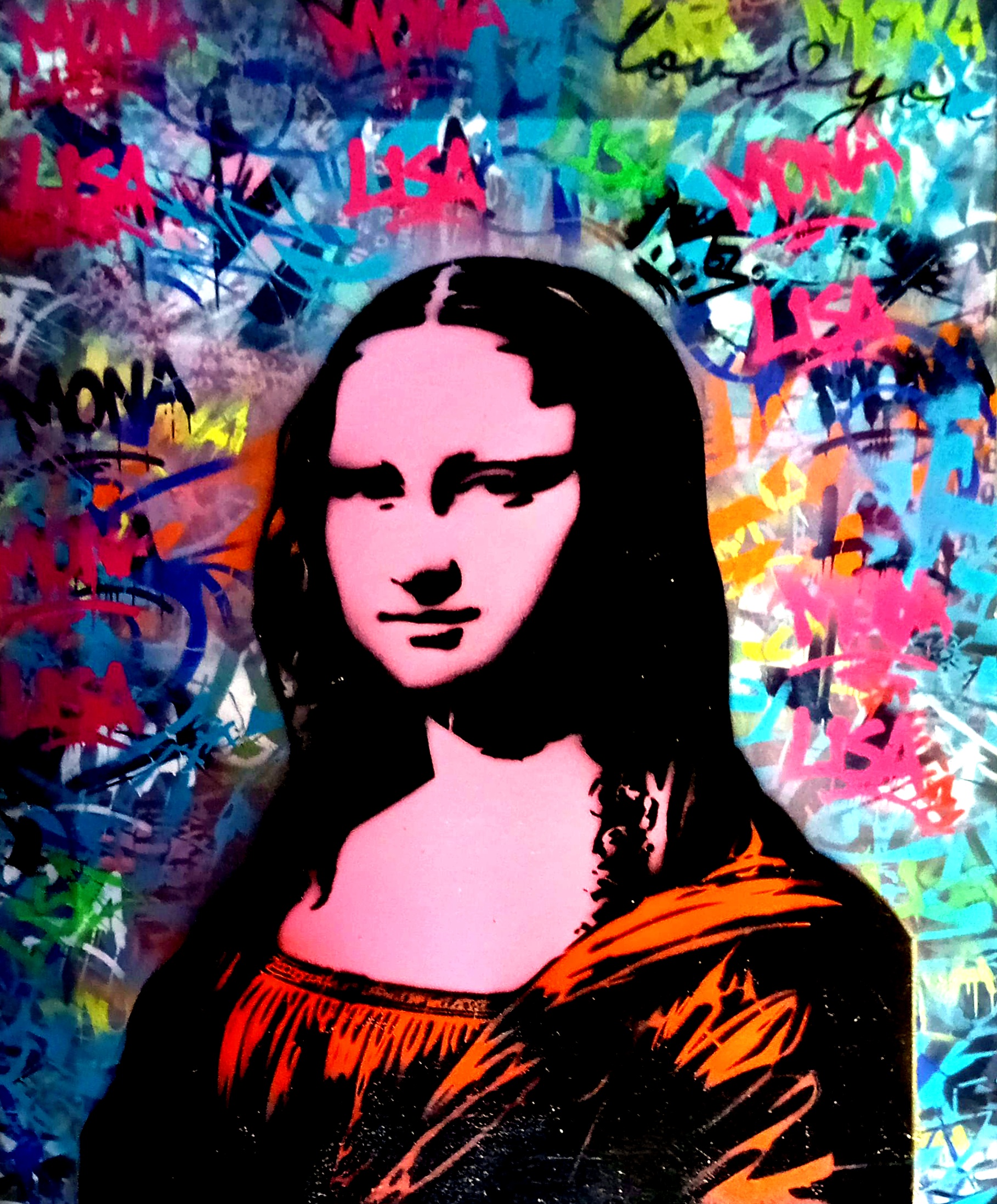 Mona Lisa Portrait Stencil - PA0010 photo review