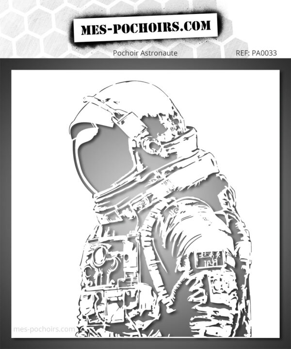 Pop Art Schablone Astronaut