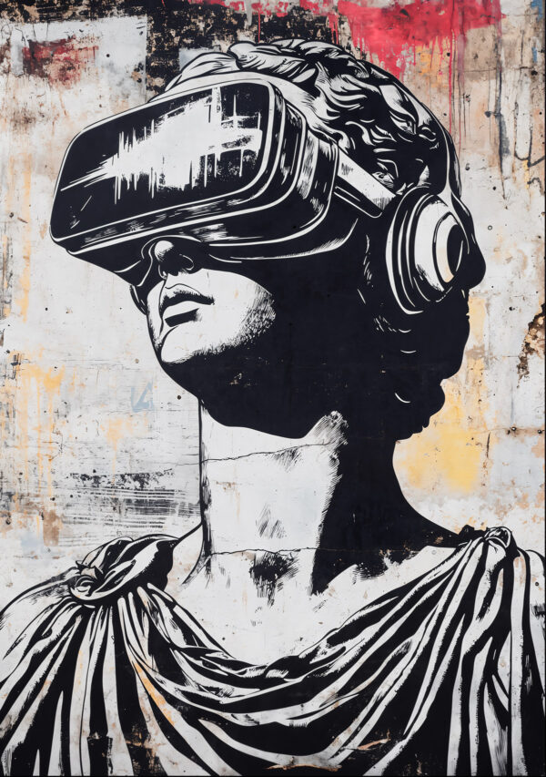 Schablone Statue VR