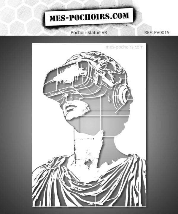 Schablone Statue VR