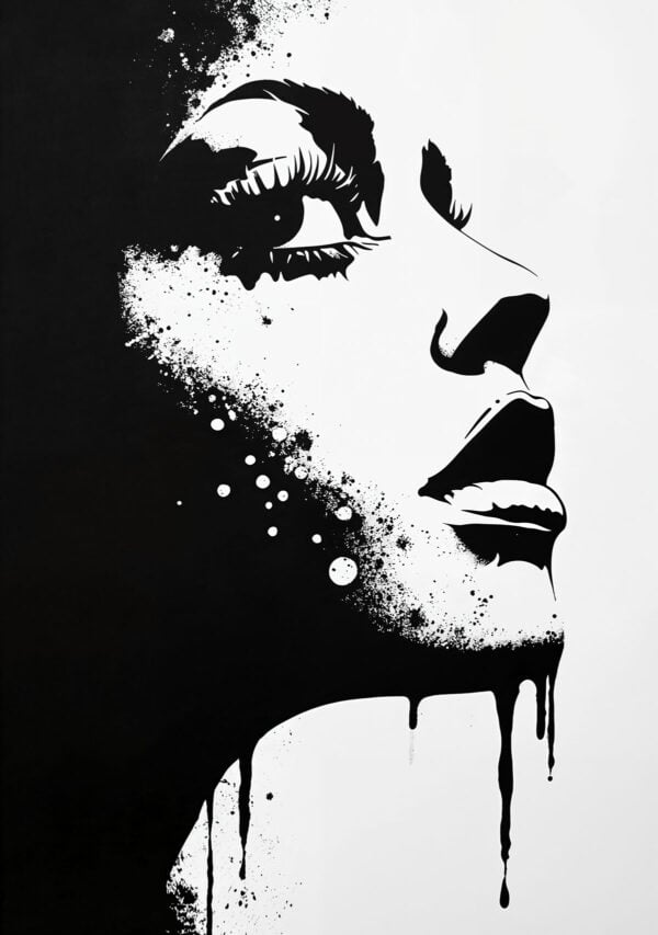 Schablone Women's Face Coulures