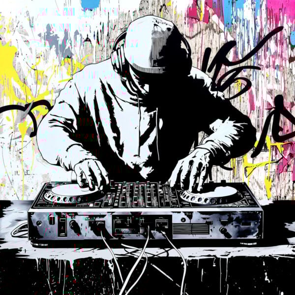 Pochoir Homme DJ