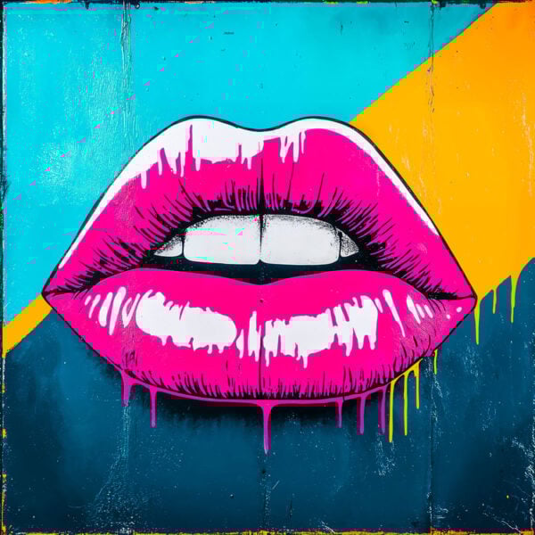 Stencil per labbra da donna
