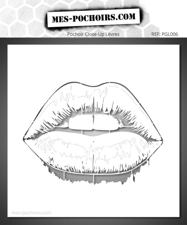 Stencil per labbra da donna