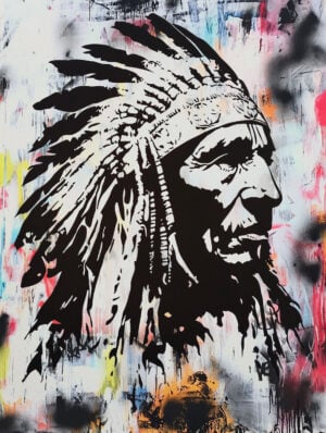 Pochoir indien