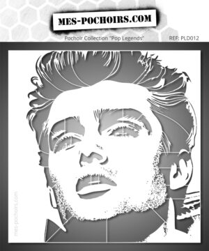 Stencil del famoso attore James Dean - Icona del cinema e simbolo della ribellione