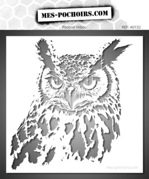 Pochoir Tête de Hibou