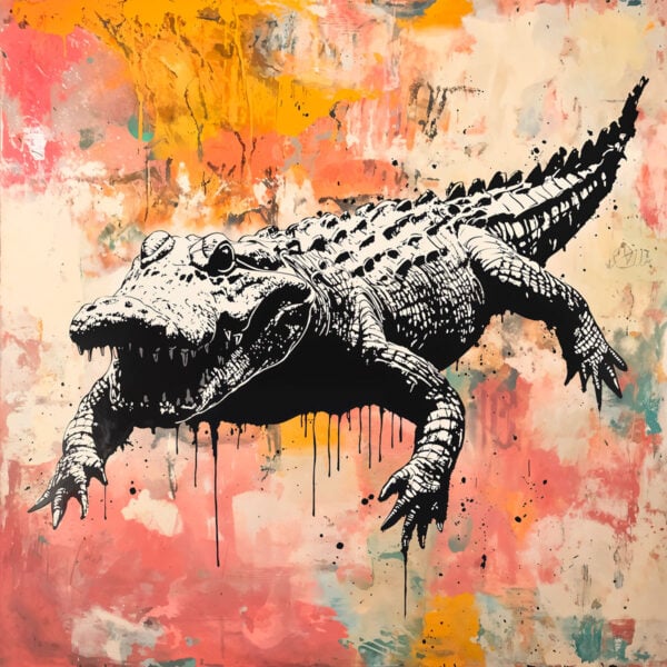 Stencil coccodrillo