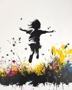 Pochoir liberté enfantine - Creazione artistica e decorativa