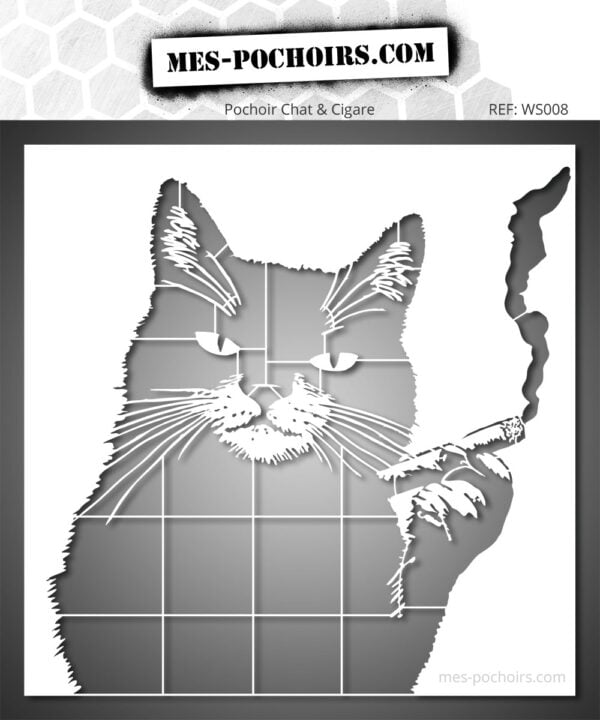 Sigaar Kat Stencil