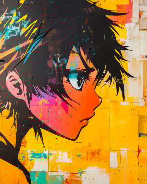 Stencil per personaggi manga