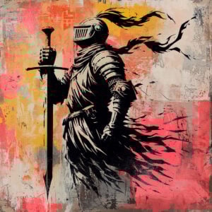 Stencil Ridder Glorieuze Eed