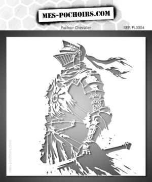 Middeleeuws Ridder Held van de Zon stencil voor episch schilderen. Hoge kwaliteit, herbruikbaar, omkeerbaar, keuze uit verschillende maten.