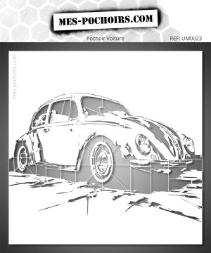 Een tijdloos symbool van vrijheid en retro stijl, de Volkswagen Kever auto stencil vangt de unieke charme van de beroemde iconische auto. Ideaal voor fans van vintage design, originele muurdecoratie of creaties geïnspireerd door popcultuur. Knip netjes uit en breng perfect aan op elk oppervlak.