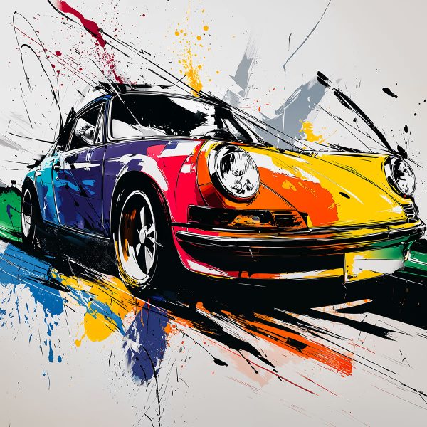 Pochoir Porsche 911 - UM0021 - Vue alternative