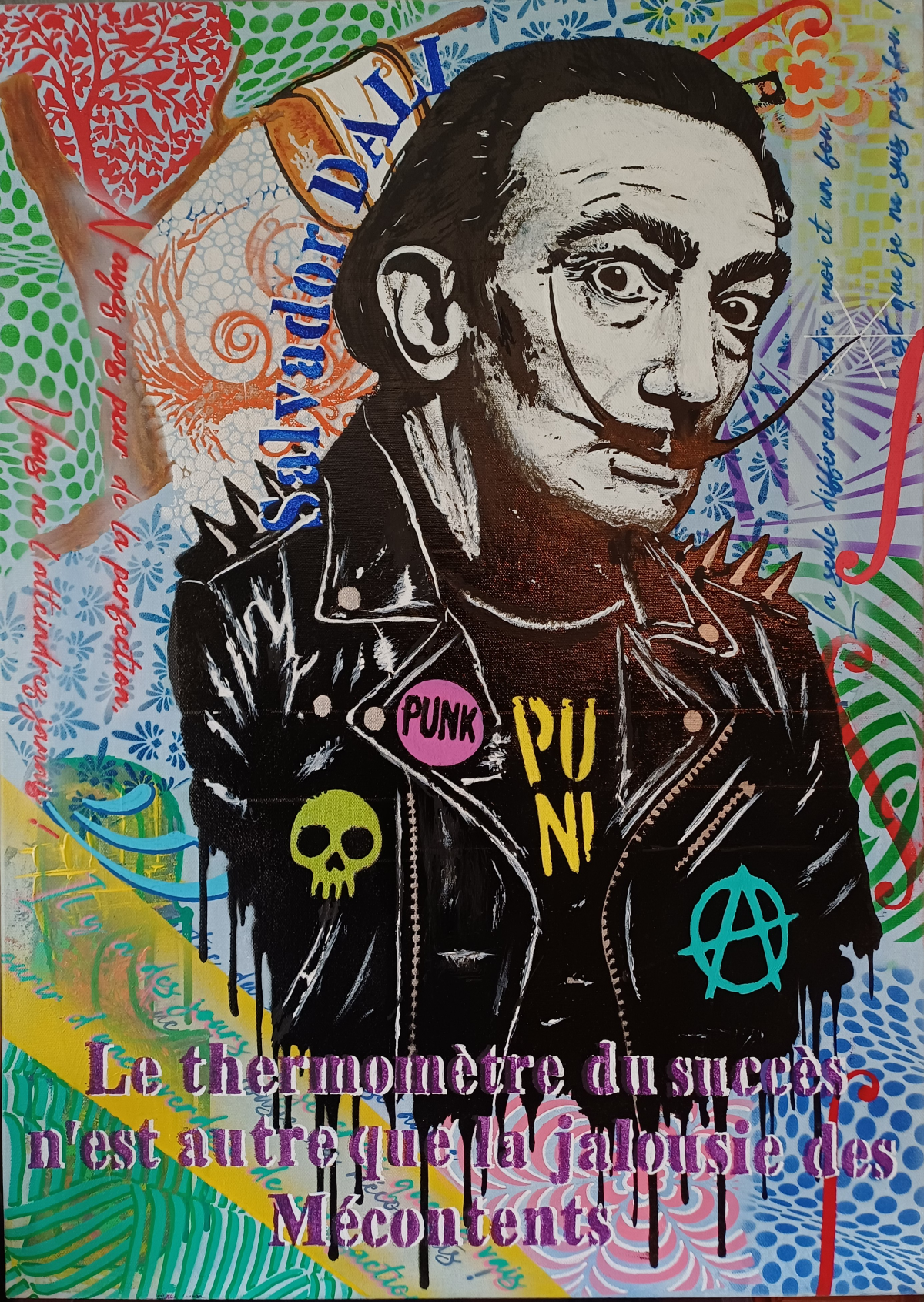 Click to view full screen Pochoir Dalí Punk - PKF024 photo review