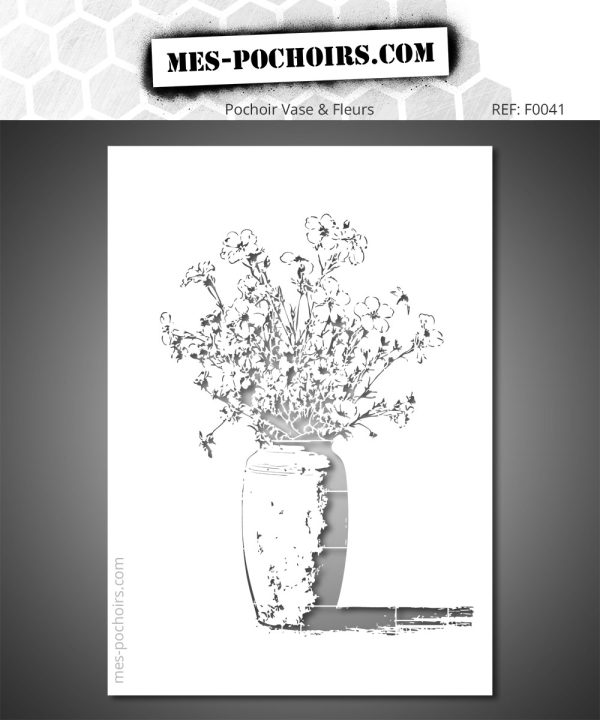 Stencil Vaso & Fiori