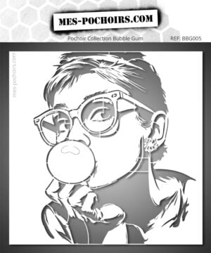 Sjabloon Audrey Hepburn Bubble Gum