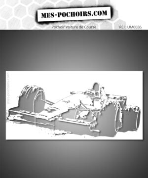 Formula 1 Stencil - Dynamic design for wall decor and DIY projects centered on speed and mechanics.