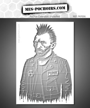 Pochoir Van Gogh Punk - Esprit Rebelle d'une icône