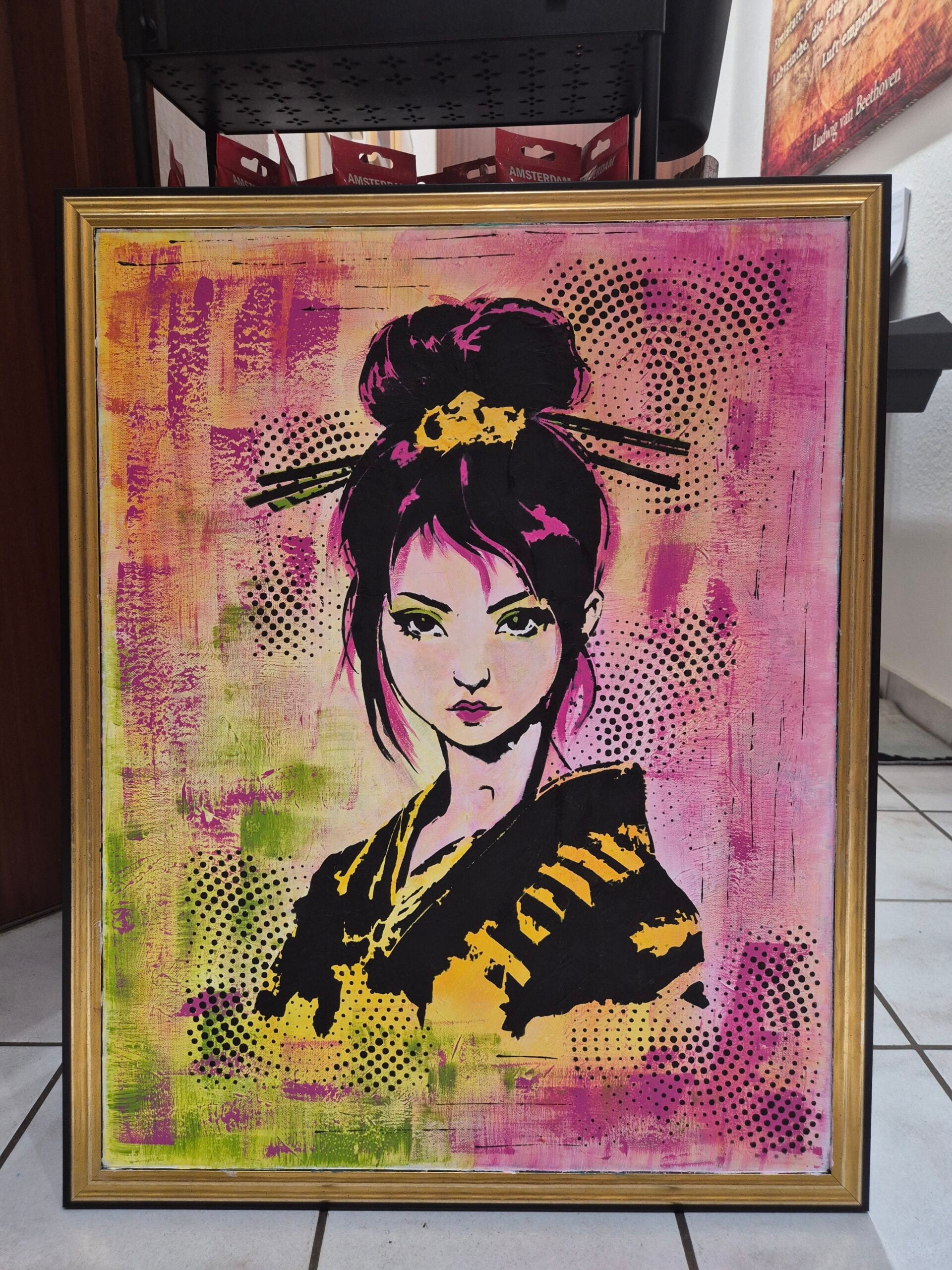 Fare clic per visualizzare lo schermo intero Pochoir Manga - L'ombre d'une Geisha - MGS017 photo review