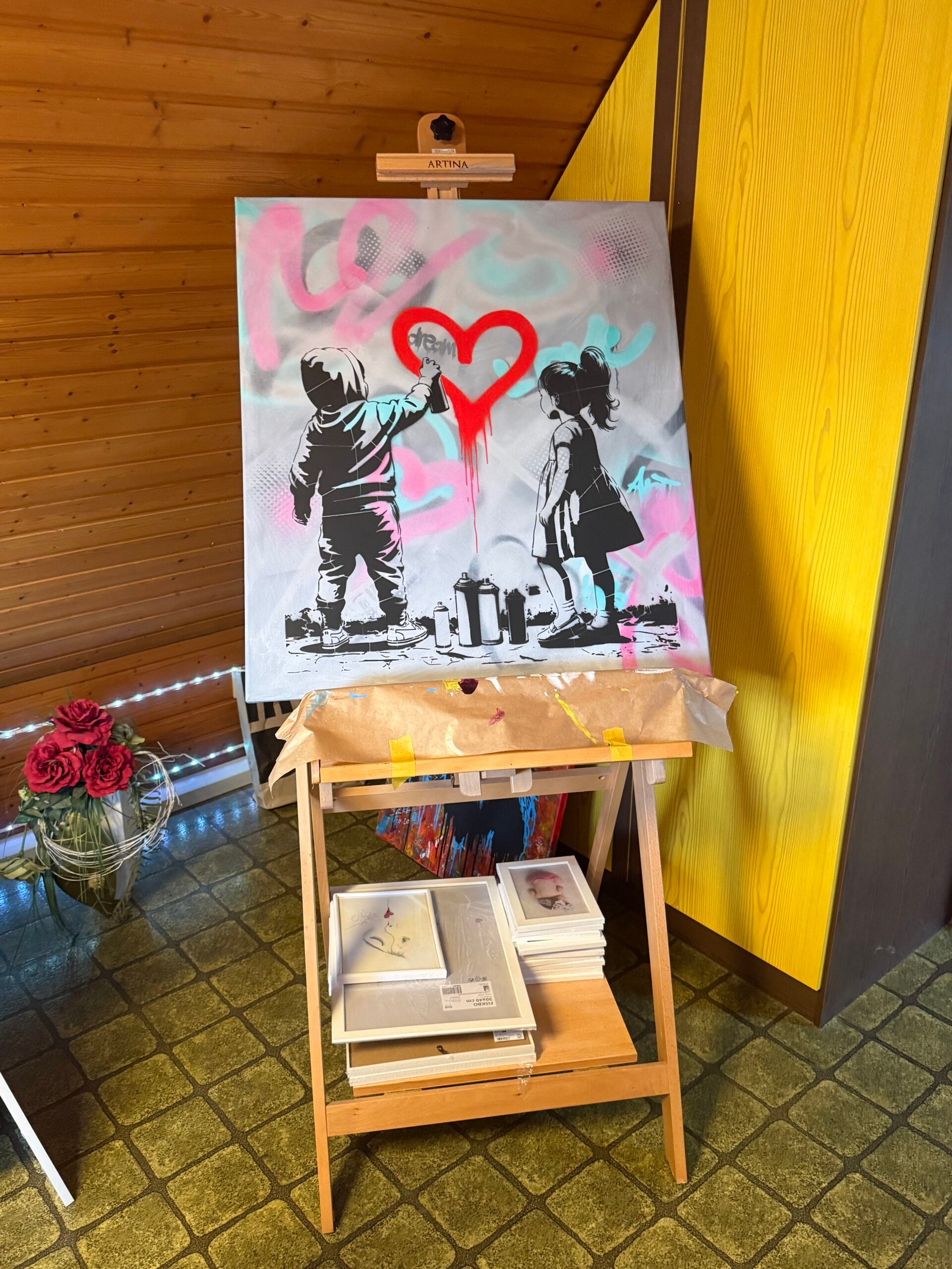 Pochoir "Les Petits Amoureux du Street Art" - AN0001 photo review